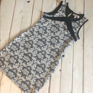Flower Print Short Cocktail Dress